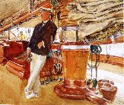 John Singer Sargent On the Deck of the Yacht Constellation France oil painting artist